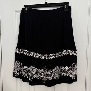 White House Black Market Black Skirt